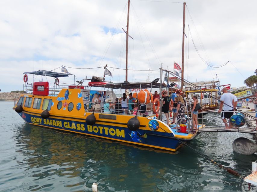 Kos Town: Glass-Bottom Boat Cruise with Swimming Stops - Who should book the Dorry cruise
