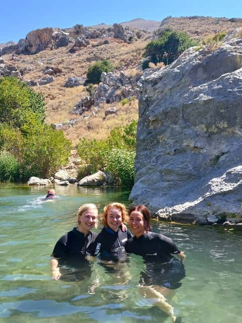 Kourtaliotiko Gorge: Guided River Adventure Trek with Lunch - Guides Panos, Alkis, and the human side of the day