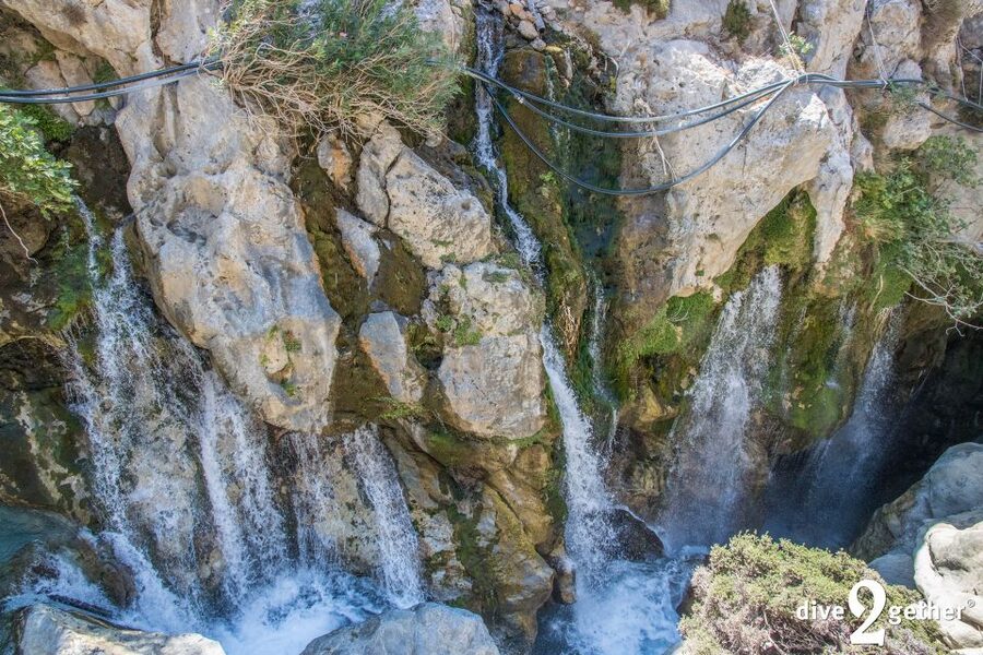Kourtaliotiko Gorge: Snorkel Trip to the Waterfalls - The 350 stairs down to the chapel