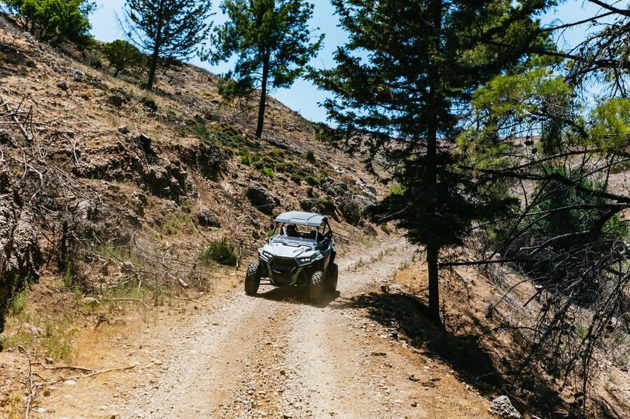 Kremasti: Rhodes 4x4 Buggy Off-Road Tour - Learning the RZR before the rough trails