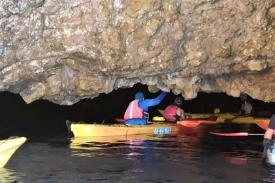 Lefkada: Hidden Blue Cave Kayak Trip with Lunch & Fruits - Key points to know before you book