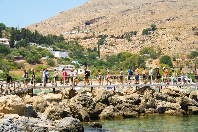Lindos Day Cruise from Rhodes Town with Swimming stops and Hotel Transfers - A second bay adds variety to the return