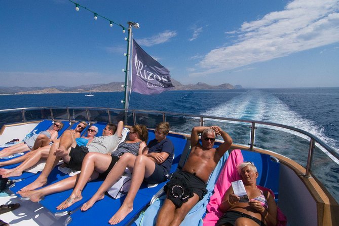Lindos Full Day Boat Tour with Swimming - The 14:00 departure toward Tsambika Beach