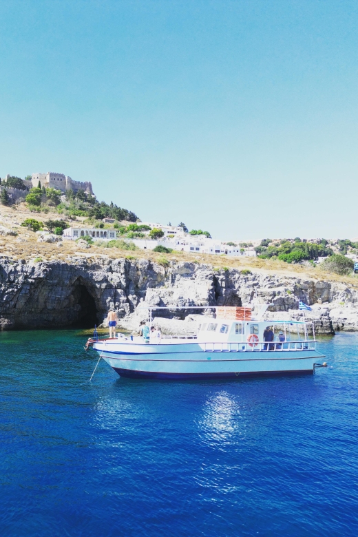Lindos,Pefkos: All inclusive Swim & Snorkel Boat Cruise - A Short Cruise Built Around Swimming