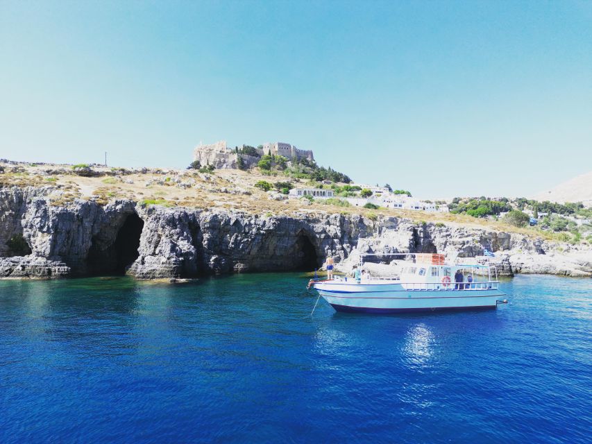 Lindos,Pefkos: All inclusive Swim & Snorkel Boat Cruise - Finding the Boat at Vlycha Beach