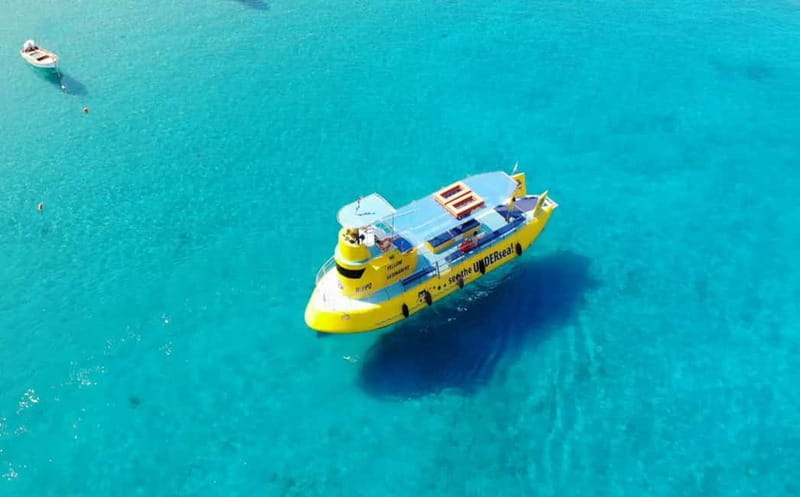 Lindos: Submarine Cruise with Swimming Stop at Navarone Bay - A proper swim at Navarone Bay