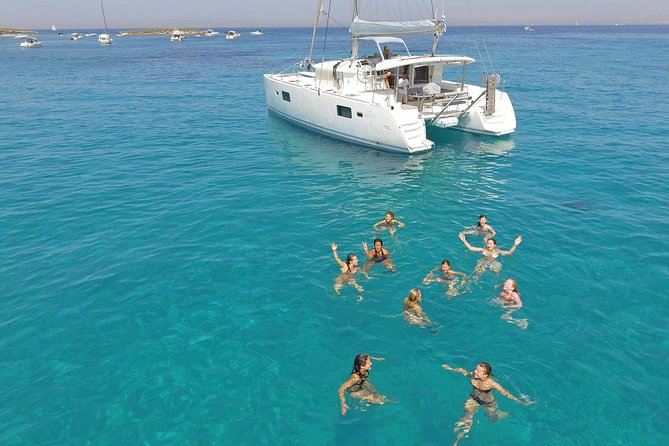 Luxury Catamaran Cruise from Athens with Traditional Greek Meal and BBQ - The first swimming stop