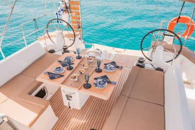 Luxury Catamaran Sunset Semi-Private & Greek Gastronomy in Athens