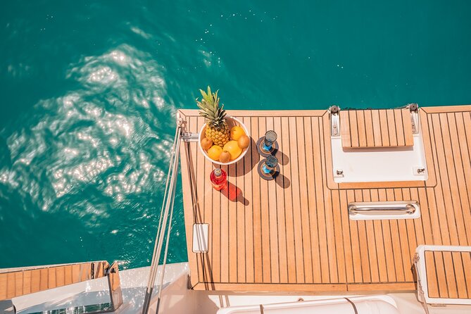 Luxury Catamaran Sunset Semi-Private & Greek Gastronomy in Athens - Greek food served aboard the catamaran
