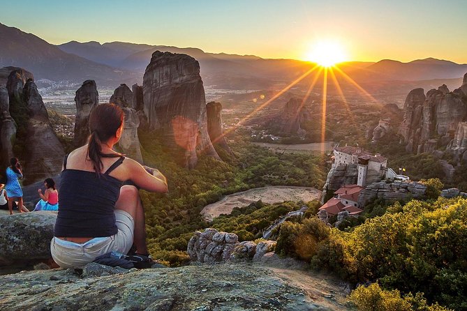 Majestic Sunset Meteora Tour with Local Guide - Inside the monastery: sacred, beautiful, and strictly regulated