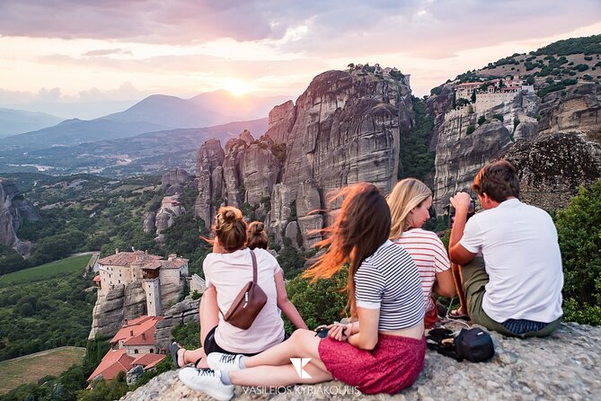 Majestic Sunset Meteora Tour with Local Guide - Badovas hermitages and the harder short walk