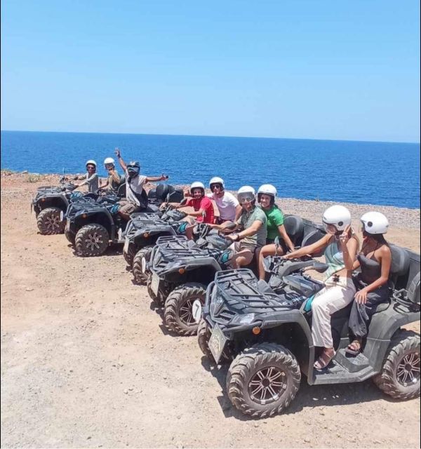 Malia: Off-Road Quad Safari Tour with Lunch and Transfers - The dusty coastal finish through Sisi