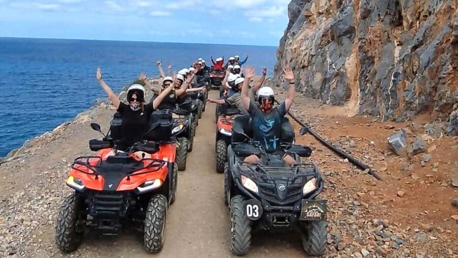 Malia: Off-Road Quad Safari Tour with Lunch and Transfers - Riding between vineyards, forests, and mountain paths