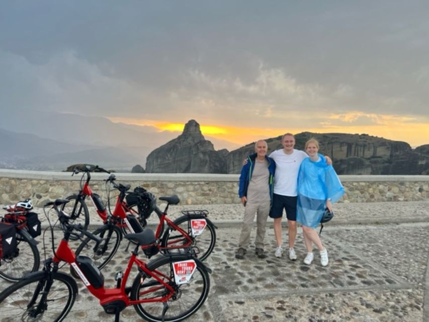 Meteora: E-Bike Epic Sunset Tour With Local Guide & Drink - Who should book this Meteora e-bike tour?