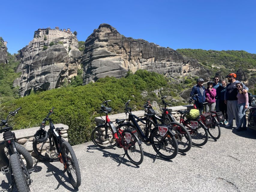 Meteora: E-Bike Epic Sunset Tour With Local Guide & Drink - Starting in Kalabaka and reaching the first sights