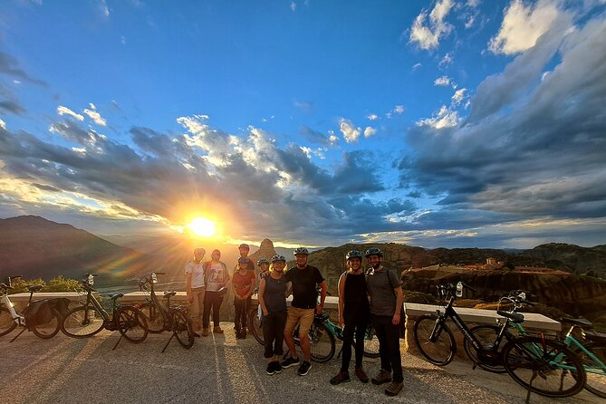 Meteora Sunset E-Bike Tour - The monastery stops are made for views and photographs