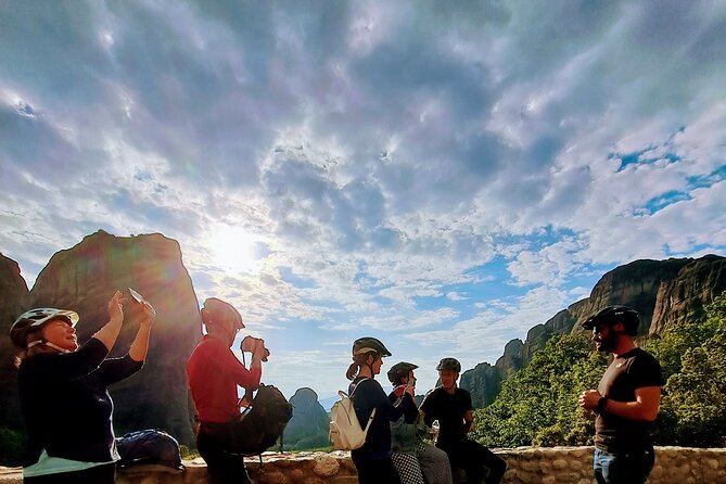 Meteora Sunset E-Bike Tour - The sunset stop is the payoff