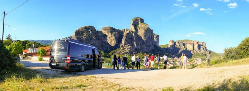 Meteora: Sunset Small Size Tour with Monastery & Caves visit - Entering one active monastery