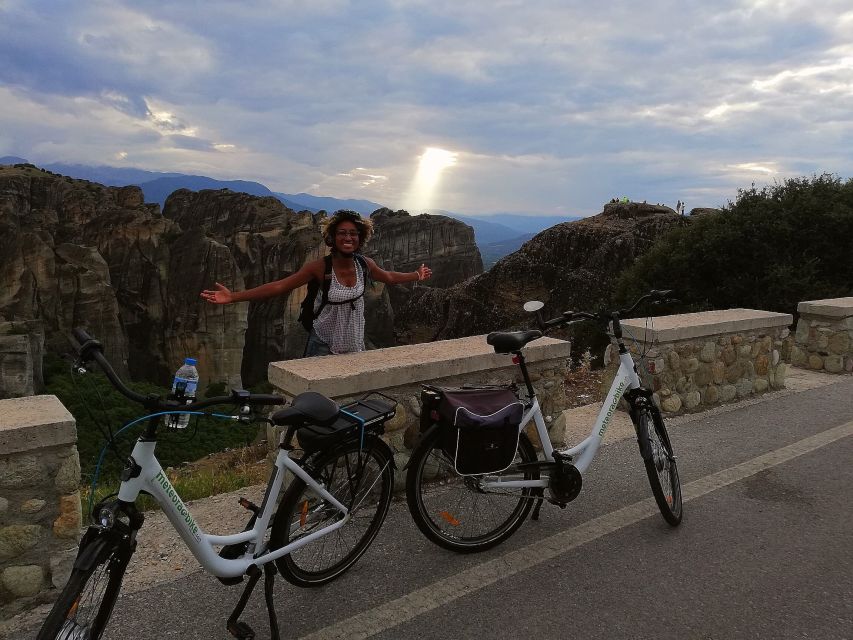 Meteora Sunset Tour on E-bikes - The monasteries, ruins, and caves from the road