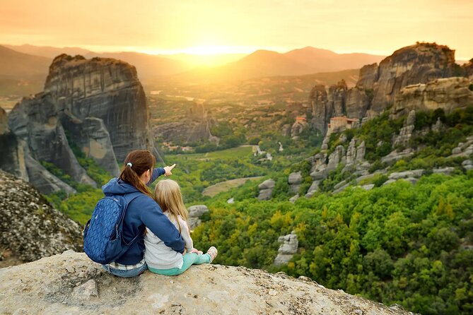 Meteora Sunset with Monastery & Hermit Caves Tour in Small Group - Starting among the rocks and villages