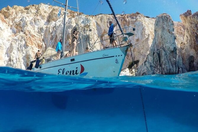 Milos and Polyaigos Full Day Cruise with Meals and Snorkelling - Polyaigos: a natural swimming pool