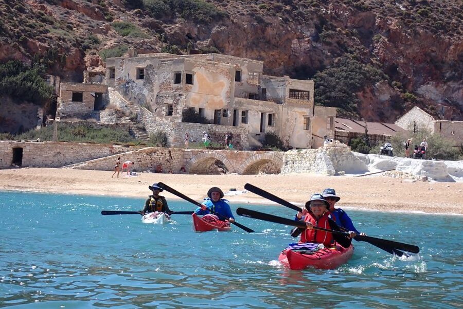 Milos: Guided Kayaking Trip with Snorkelling & Lunch - The second beach and the best part of the day
