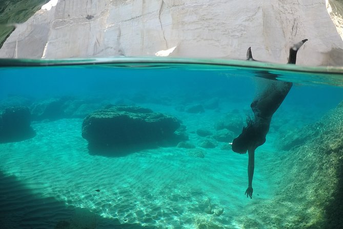 Milos Small-Group Full-Day Cruise with Snorkelling and Lunch - Kleftiko delivers the main visual payoff