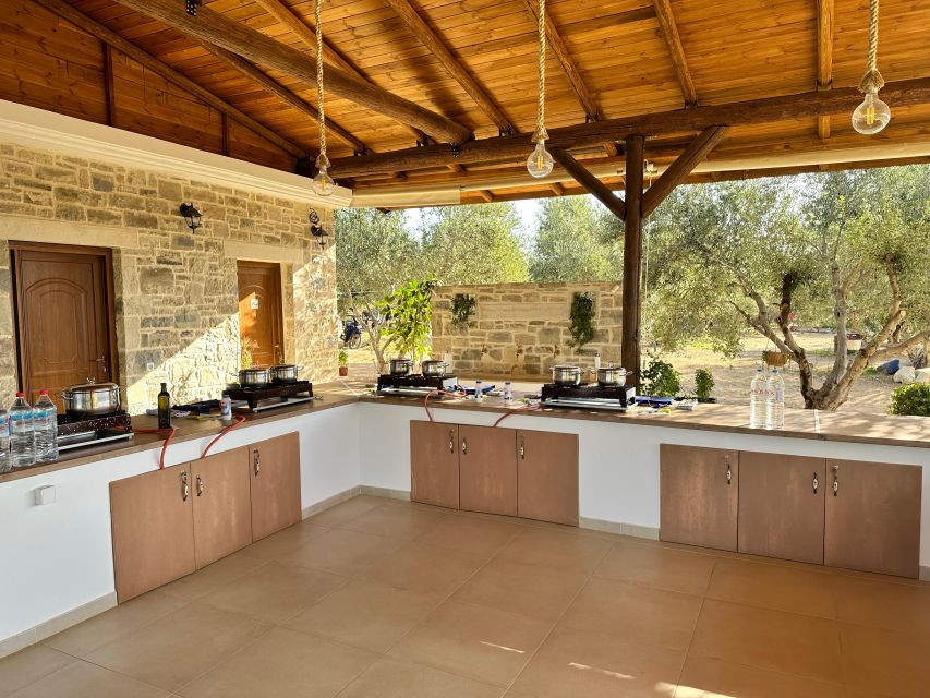 Moires: Cooking Class and Olive Oil Tasting at a Family Farm - Why the open-air kitchen improves the class