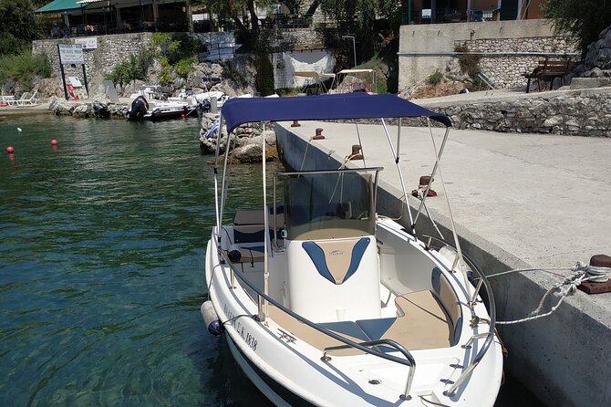 Motor Boat Hire in Corfu Italmar 17,Asso 5.10, Next 5m - Swimming and snorkeling from the boat