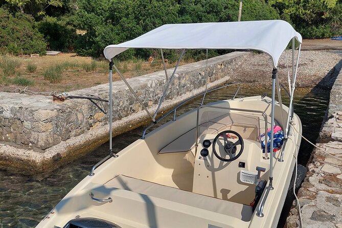 Motor Boat Hire in Corfu Italmar 17,Asso 5.10, Next 5m - Four hours or seven hours?