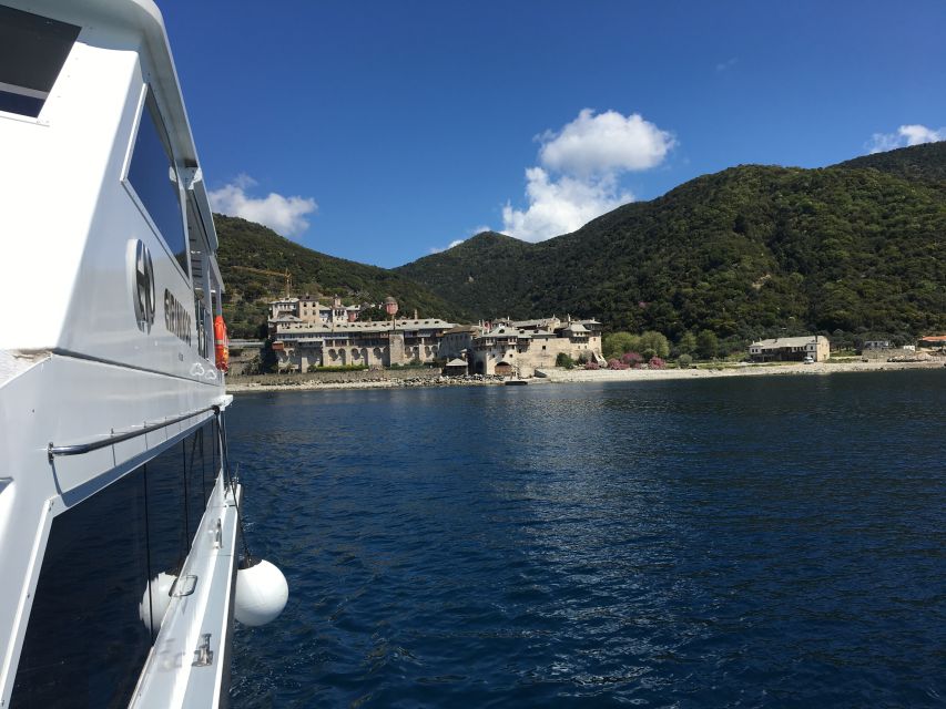 Mount Athos Glassbottom Cruise with Ammouliani Island visit - The Eirinikos Glassbottom experience