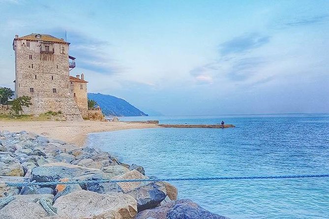 Mount Athos Sightseeing Luxury Cruise with Glassbottom - Finding a good place onboard