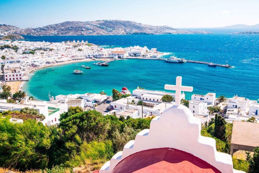 Mykonos: Farm, Ano Mera Village, and Beaches Guided Tour - Ano Mera, Mykonos Away From the Party Image