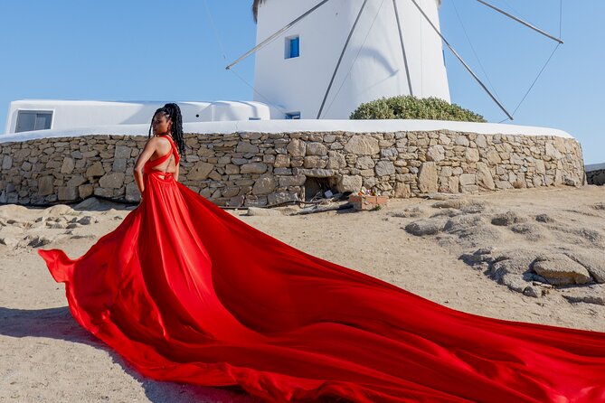 Mykonos Flying Dress Photoshoot - How to Get Better Photos From the Hour