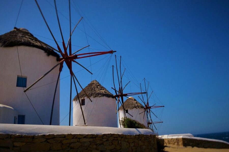 Mykonos: Full-Day Sightseeing Tour with Lunch - Agios Ioannis and the first island views