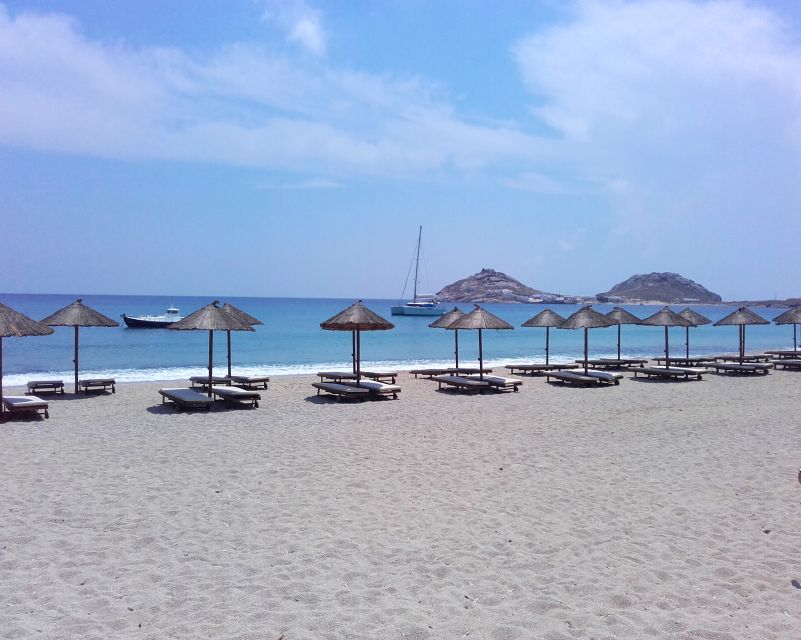 Mykonos: Guided Highlights Tour - Kalafatis Beach: a 15-minute coastal pause