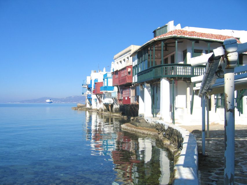 Mykonos: Guided Highlights Tour - Paraportiani Church and the waterfront finish