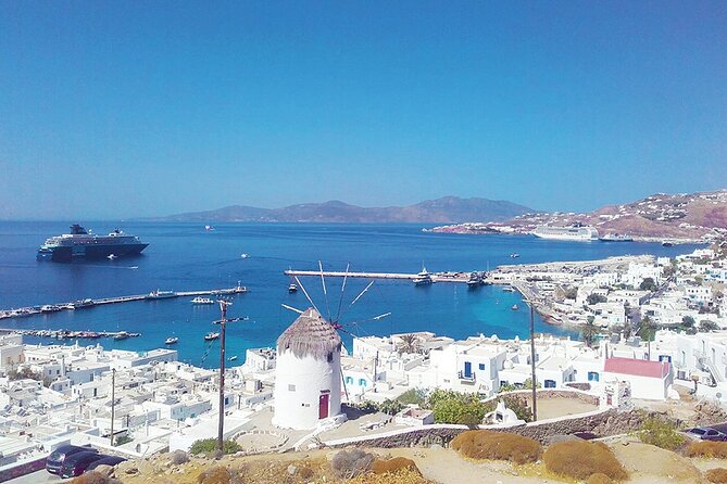 Mykonos Shore Excursion with Pickup from Cruise Ship Terminal - Mykonos Town, where the tour slows down