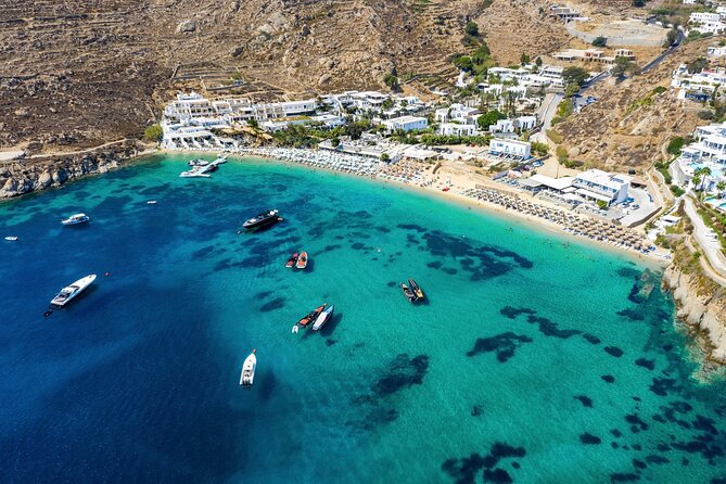 Mykonos Small Group Tour for Cruise Passengers — Port Pickup - Kalafatis Beach: the practical swim stop
