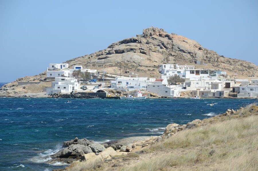 Mykonos: South Coast Cruise - A Greek lunch beside Kalafatis