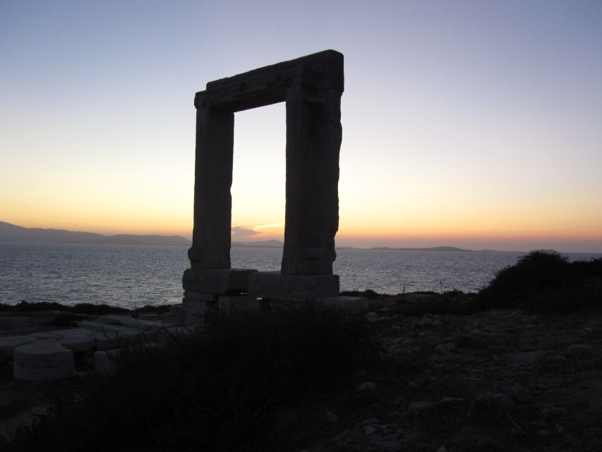 Naxos Castle Walking Tour and Sunset at the Portara - Apollo’s Portara at sunset