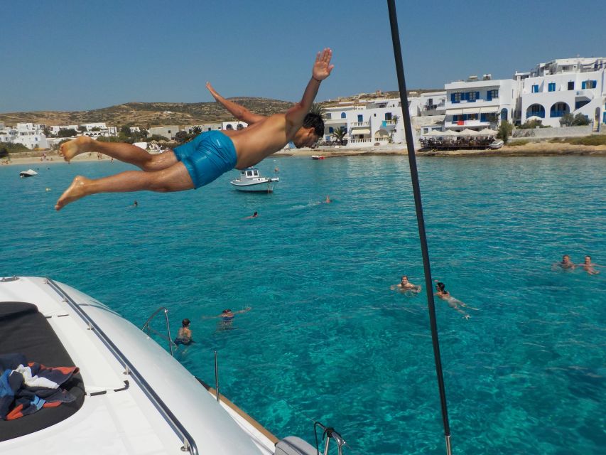 Naxos: Catamaran Cruise with Swim Stops, Food, and Drinks - What to pack for a comfortable day at sea