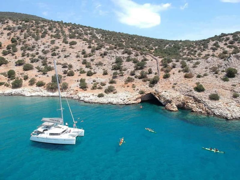 Naxos: Naxos Catamaran Sailing Cruise with Lunch and Drinks - Greek Food Served Fresh on Board