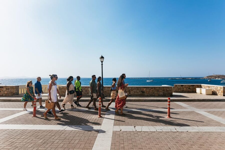 Naxos: Naxos Town Food Tour with Tastings and Wine - Orange cake and citron at the finish