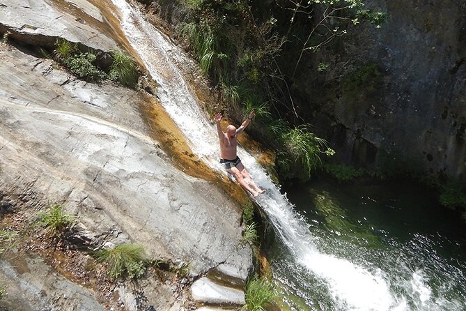 Olympus Lagoons - Enjoy nature and explore - The first lagoon inside a narrow canyon