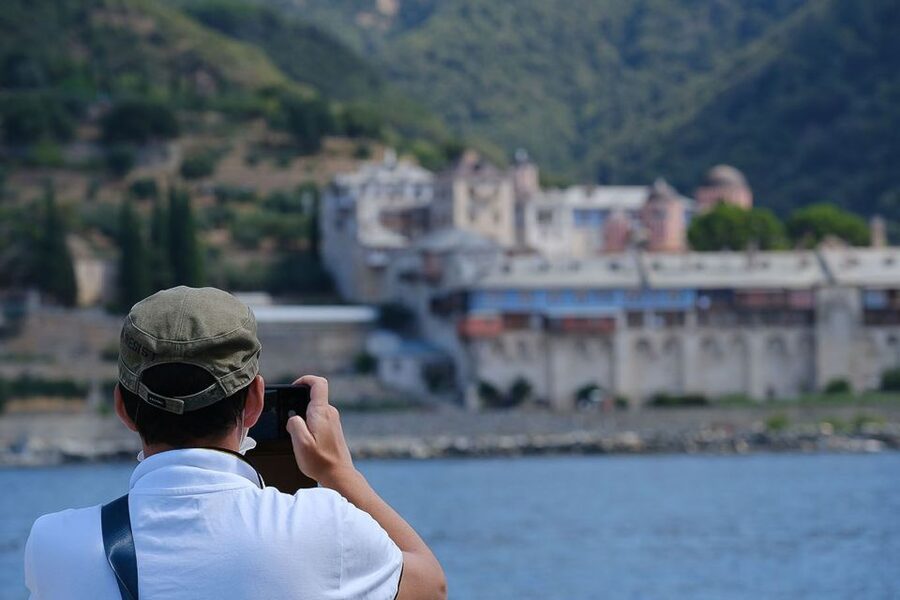Ouranoupoli: Mount Athos Cruise with Ammouliani Island Visit - What the boat day feels like