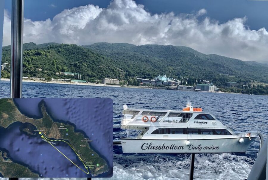 Ouranoupoli: Mount Athos Sightseeing Glass-Bottom Boat Tour - What Makes the Monasteries Special From Offshore