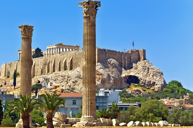 Panorama of Athens in 6 hours - Propylaea, Athena Nike, and the Parthenon