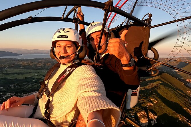 Paramotor Trike Flight at Corfu - Who will enjoy this flight most