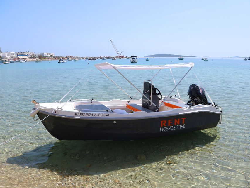 Paros: Full-Day Small Boat Rental with Self-Driving - What the boat is really like to drive